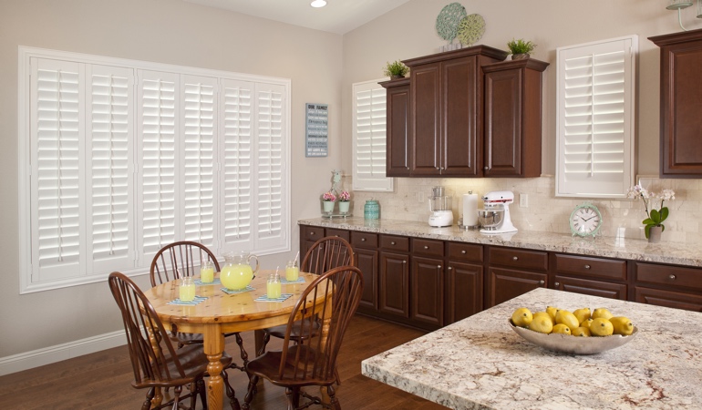 Polywood Shutters in Honolulu kitchen